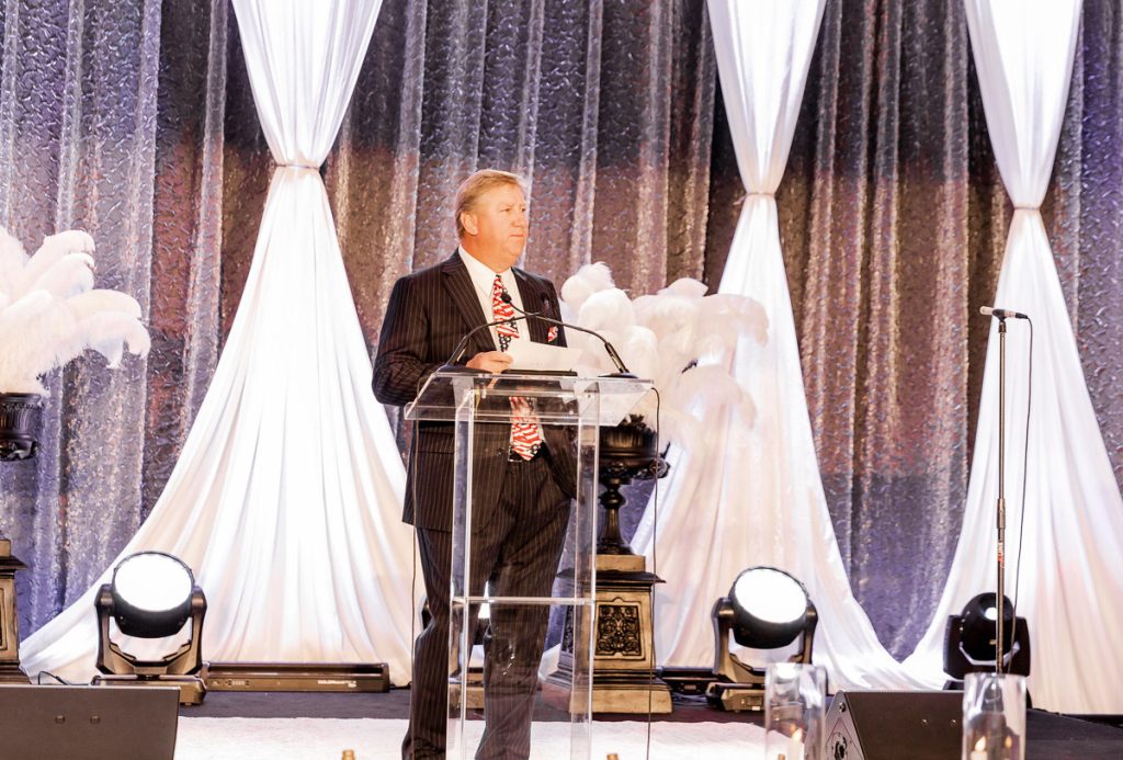 Patriot Mobile CEO, Glenn Story, speaks at Embrace Grace DREAM gala